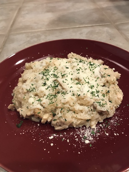 Simple One-pot Cheesy Chicken Rice