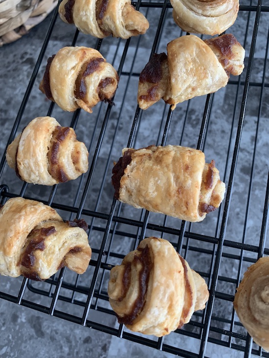 Pie crust croissants