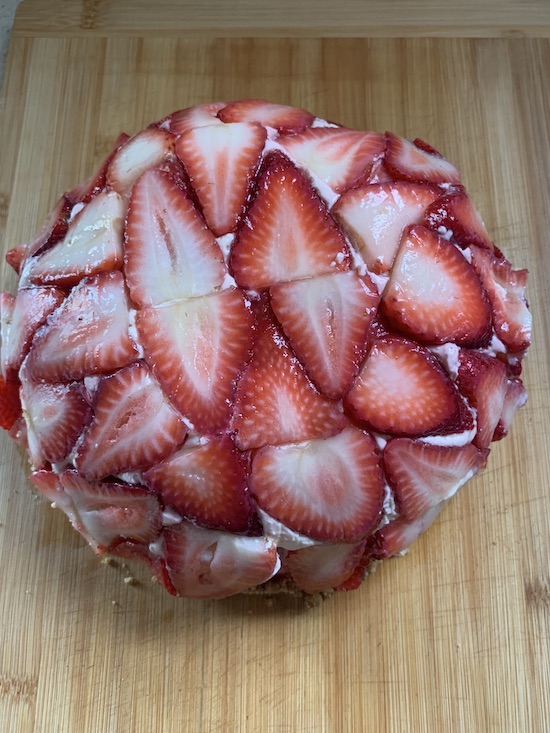  Strawberry Dome Cheesecake: